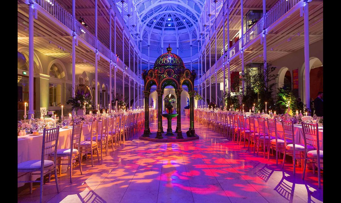 Gallery Dinner Example Grand Gallery and Entrance Hall | National Museums Scotland